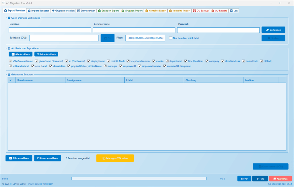 AD Migration Tool AD Migration Tool