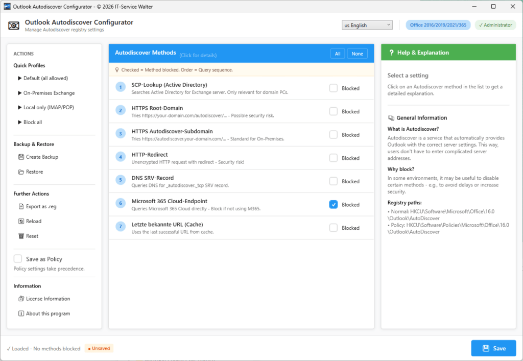 Die 7 Autodiscover-Methoden