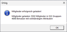 Mitglieder erfolgreich migriert